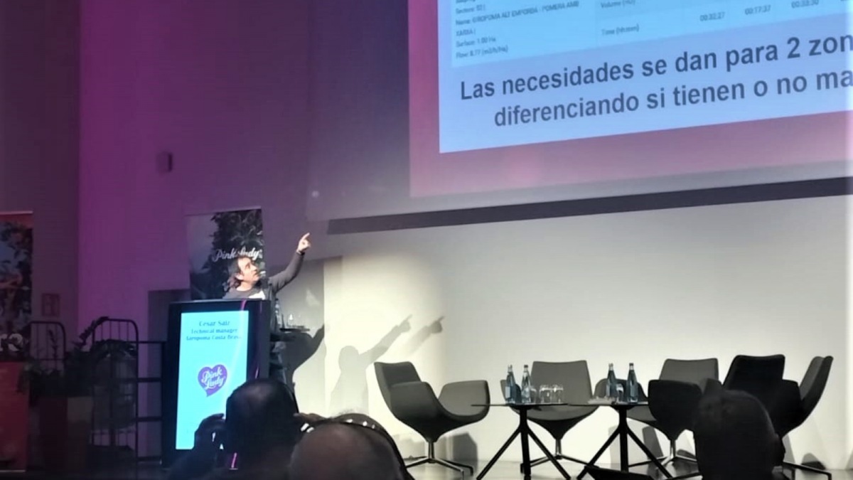 Giropoma participa en la reunió tècnica anual de Pink Lady® per compartir l’experiència de reg basat en sensors d’humitat del sòl