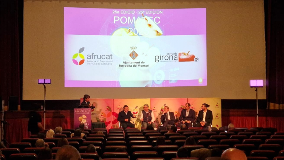Giropoma asiste a la 25.ª edición del POMATEC 2025, la Jornada Tècnico-Económica de la Manzana